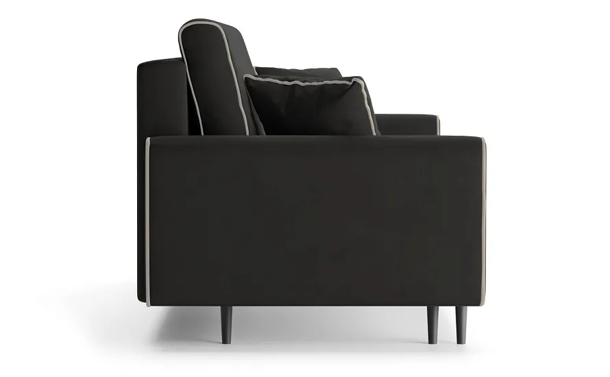 Диван Порту California 08 черный - 4 Диван Порту California 08 черный - 4