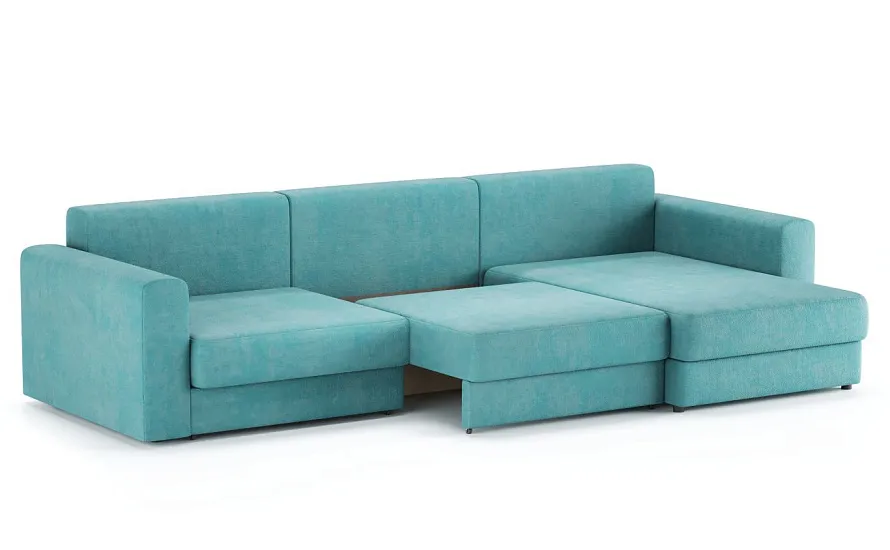 Диван угловой Ларсон 3М Nordic 71 аквамарин - 5 Диван угловой Ларсон 3М Nordic 71 аквамарин - 5