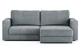 Диван угловой Ларсон 2М Nordic 83 серебристый - превью 1